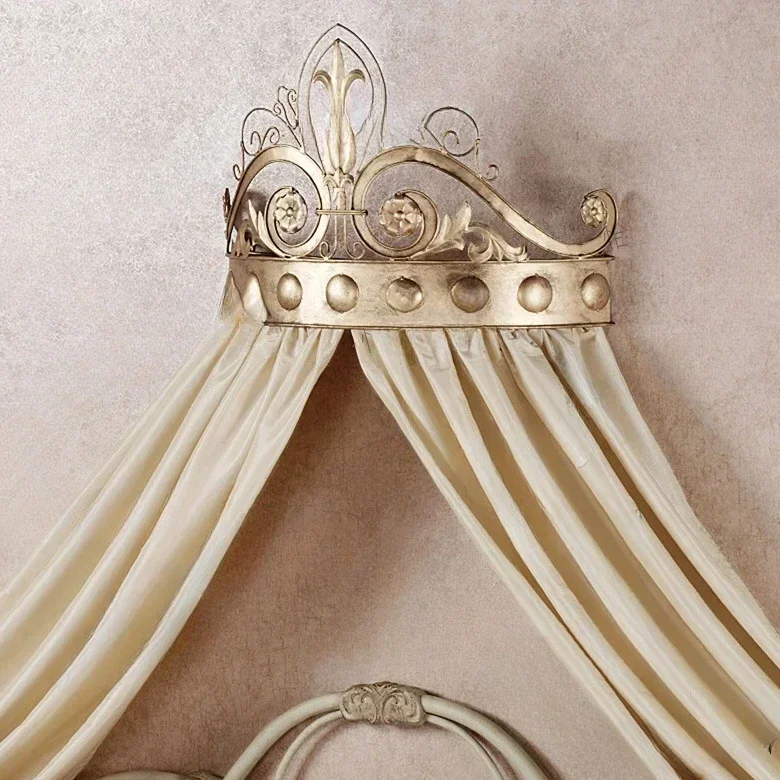 Новая классическая подставка для занавесок из кованого железа с москитной