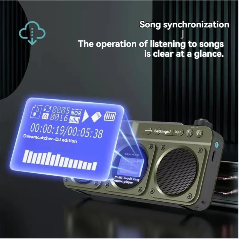 Портативный FM-радиоприемник SANSUI F28 MP3 плеер уличная карта беспроводные