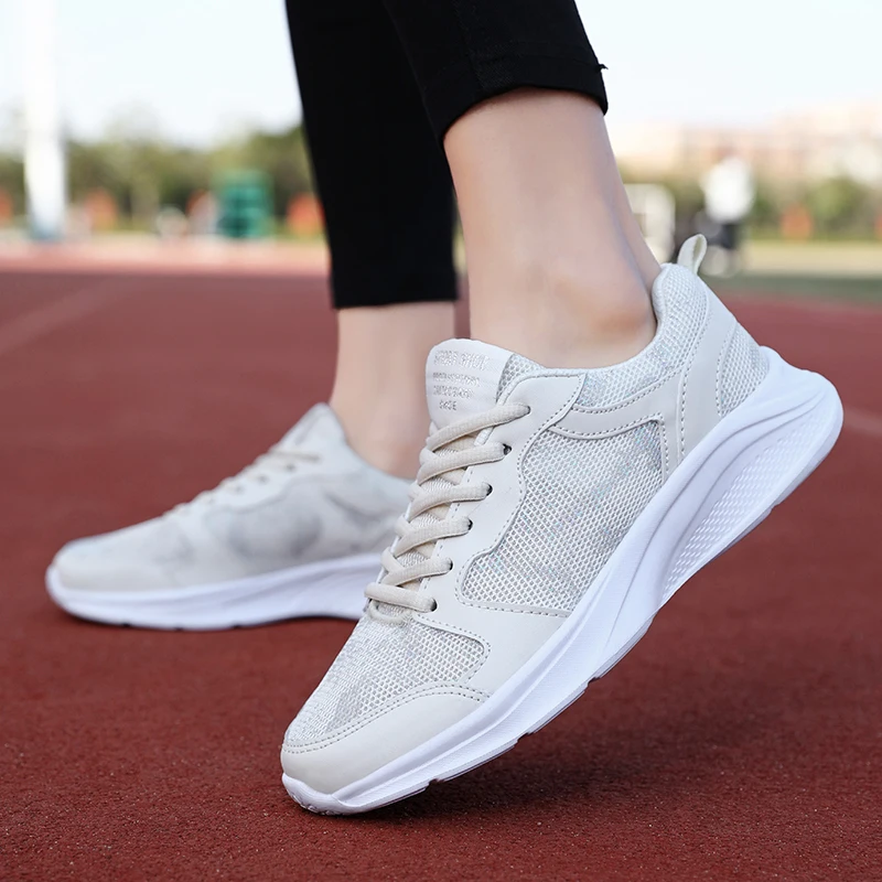 Men Women Running Sneakers Cushioning Comfortable Sport Shoes Casual Breathable Non-Slip Jogging Sneakers Lightweight Durable