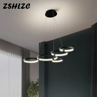 modern led chandelier for living room dining room kitchen bedroom black lustres ceiling chandelier lighting fixtures 110v 220v