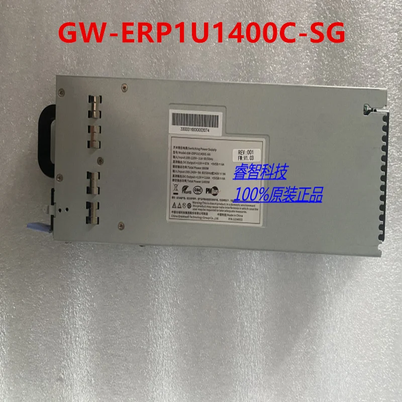 

Original 90% New Switching Power Supply For GREAT WALL TC6600-CB50-E20 1400W Switching Power Adapter GW-ERP1U1400C-SG