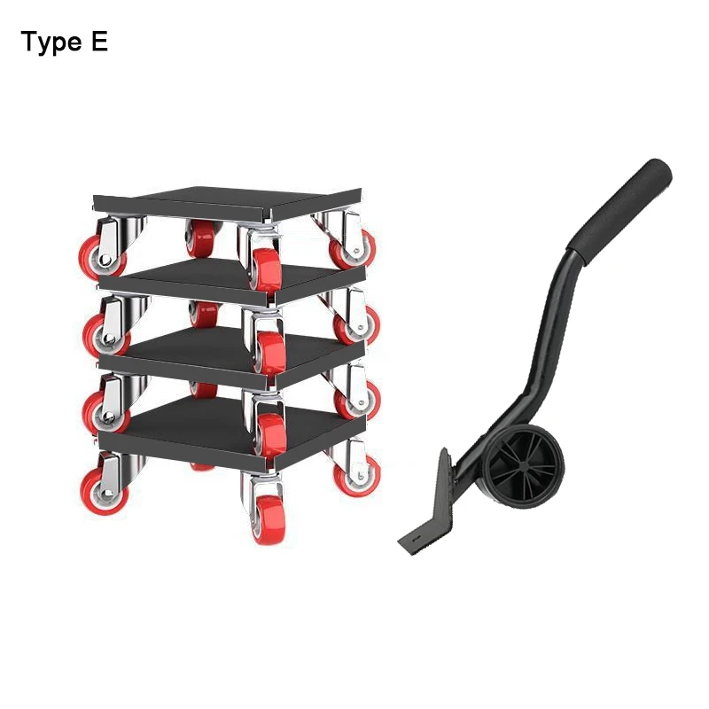 Heavy Duty Furniture Lifter Transport Mover Lifter Slides Wheel Easy Furniture Moving Tool Set Furniture Roller Bar Hand Tools images - 6