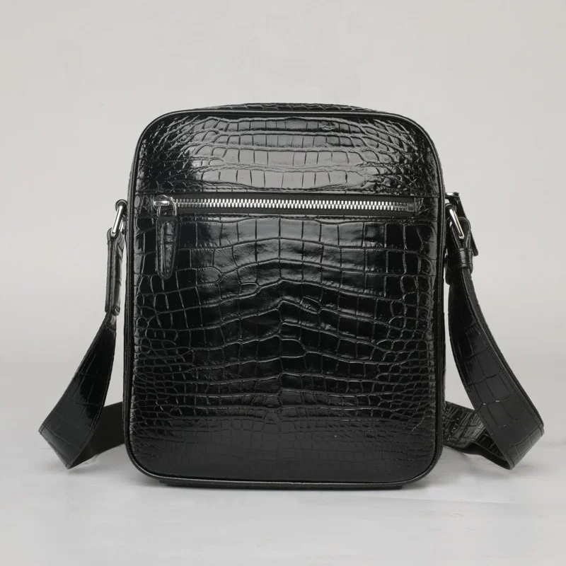 Men's Single Shoulder Bag Luxury Business Genuine Leather High-end Leisure Messenger Bag Large Capacity Fashion Crossbody Bag
