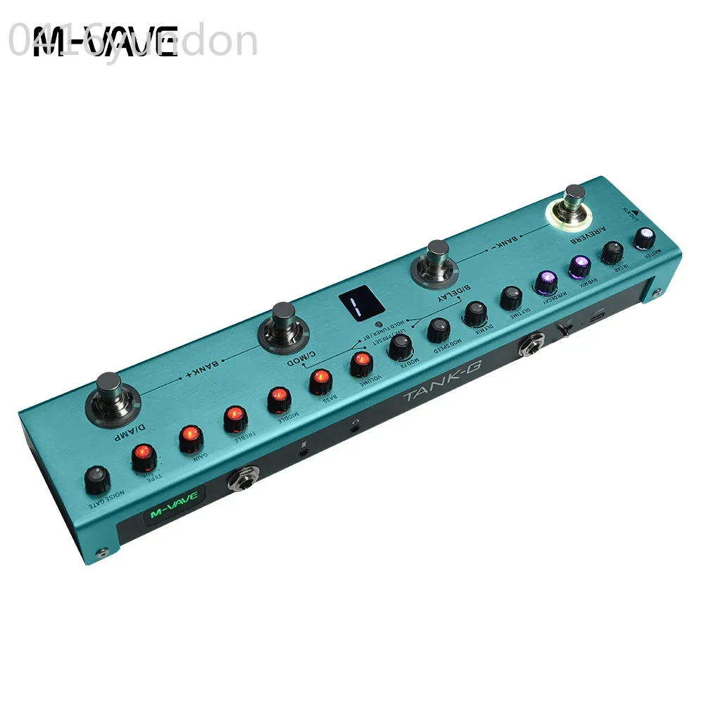 M-vave Tank-G гитарная педаль с несколькими эффектами 36 предустановок 9