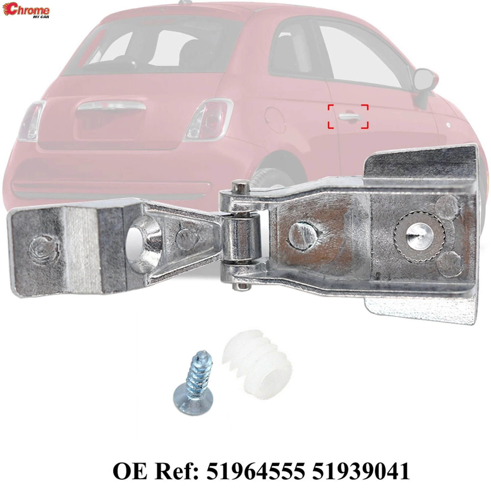 Для Fiat 500 2008 2009 2010 2011 2012 2013 2014 Внешняя дверная ручка шарнирный комплект для