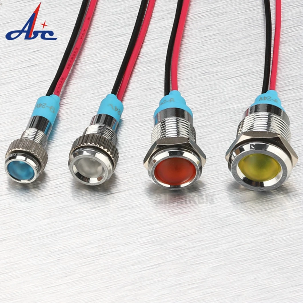 Индикатор серии ABILKEEN C диаметром 8 мм куполообразная головка 3 В-220 В