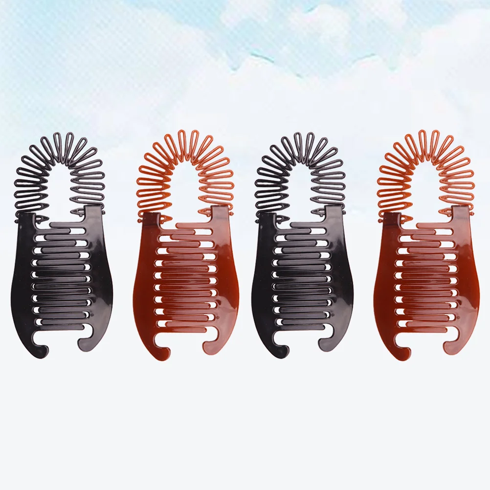 

Hair Banana Clips Clipfor Comb Interlocking Fishtail Ponytail Grips Holder Women Clincher Claw Combs Vintage Accessories Classic