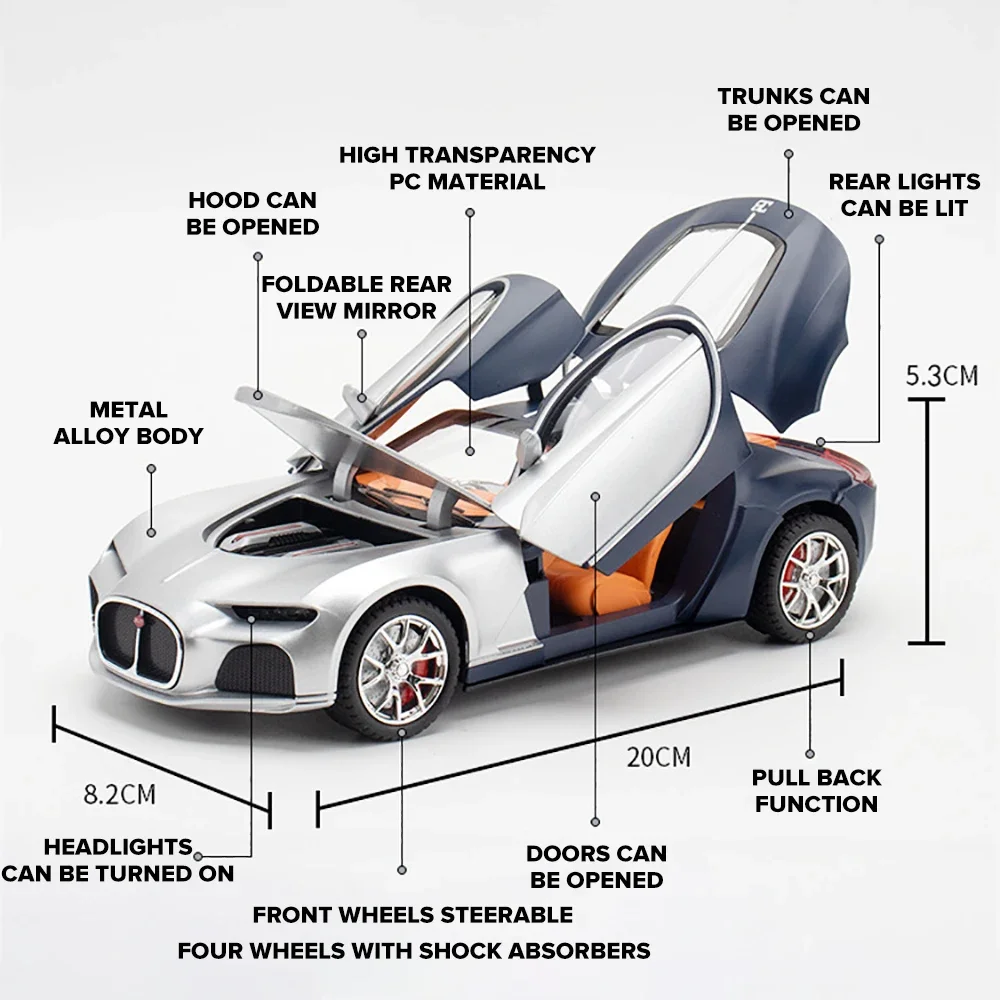 Maisto Bugatti Atlantic Supercar 1:24 металлическая модель автомобиля