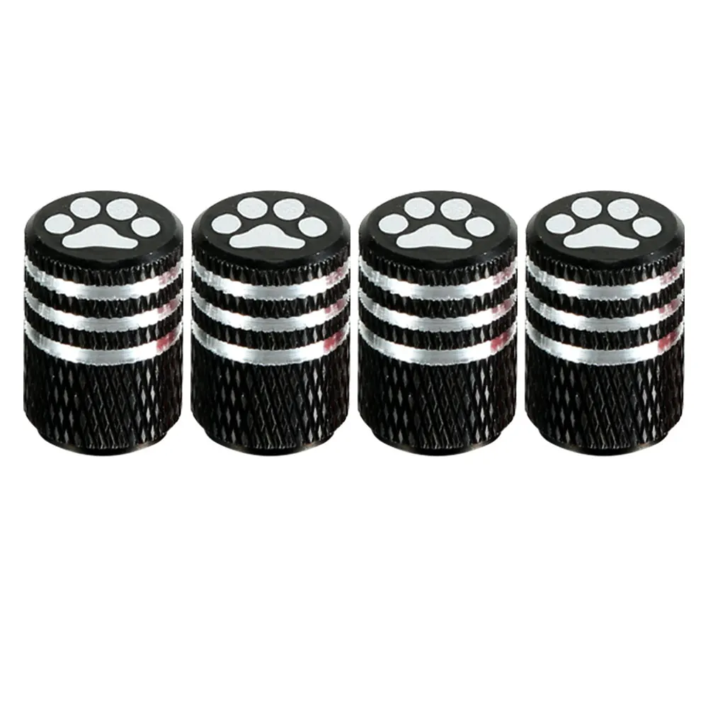 

4 шт. / Комплект Медвежья лапа Крышки клапана стержня шины Алюминиевые автомобильные пылезащитные колпачки Крышки воздушного клапана штока колеса шины