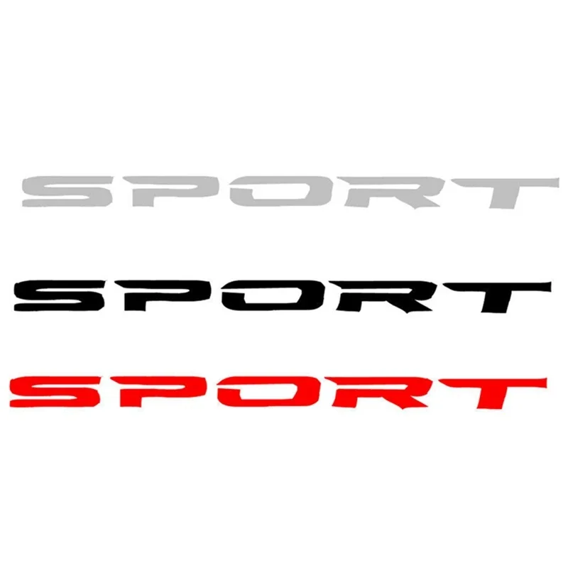 4 шт./компл. SPORT Typeface наклейка на кузов автомобиля дверные диски ступица колеса