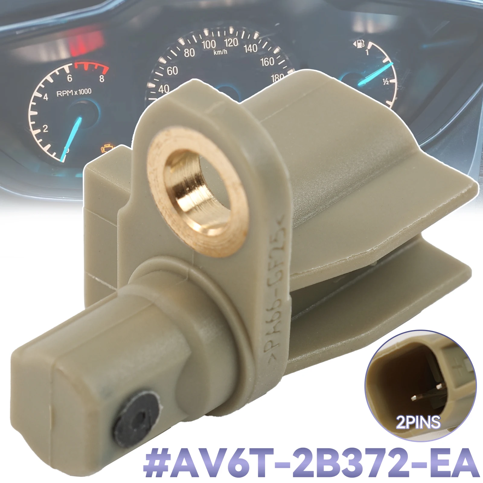 

AV6T-2B372-EC Датчик скорости ABS для Ford C Max 13-18 Escape 2013-2018 Focus 12-18 для Lincoln Mkc 15-18 Новый AV6T2B372EC 13042888