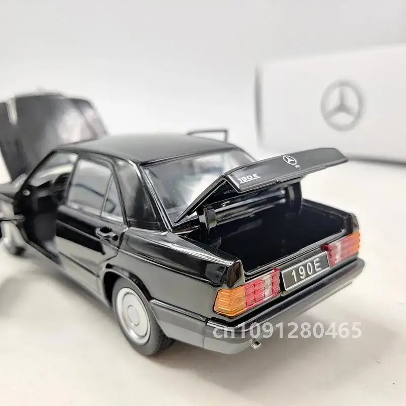 Литой под давлением масштаб 1:24 Mercedes Benz 190E W201 модель автомобиля из сплава