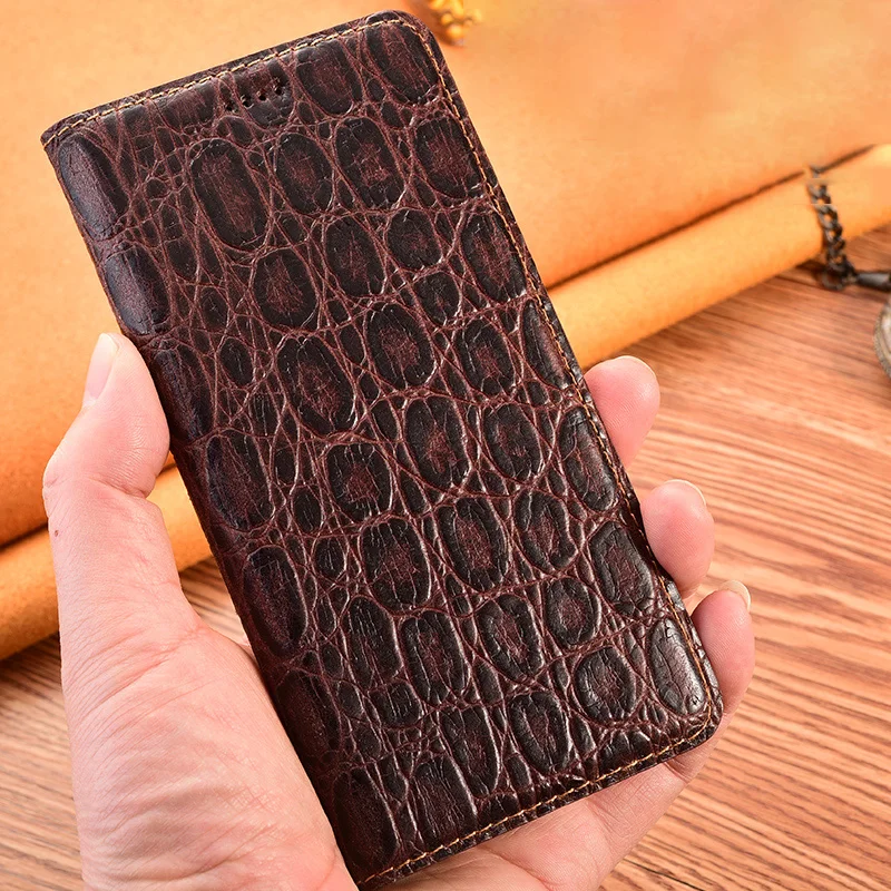 

Cowhide Genuine Leather Case for XiaoMi Poco C3 C31 X2 X3 GT Pro X3 NFC C40 Flip Cover Holder Stand