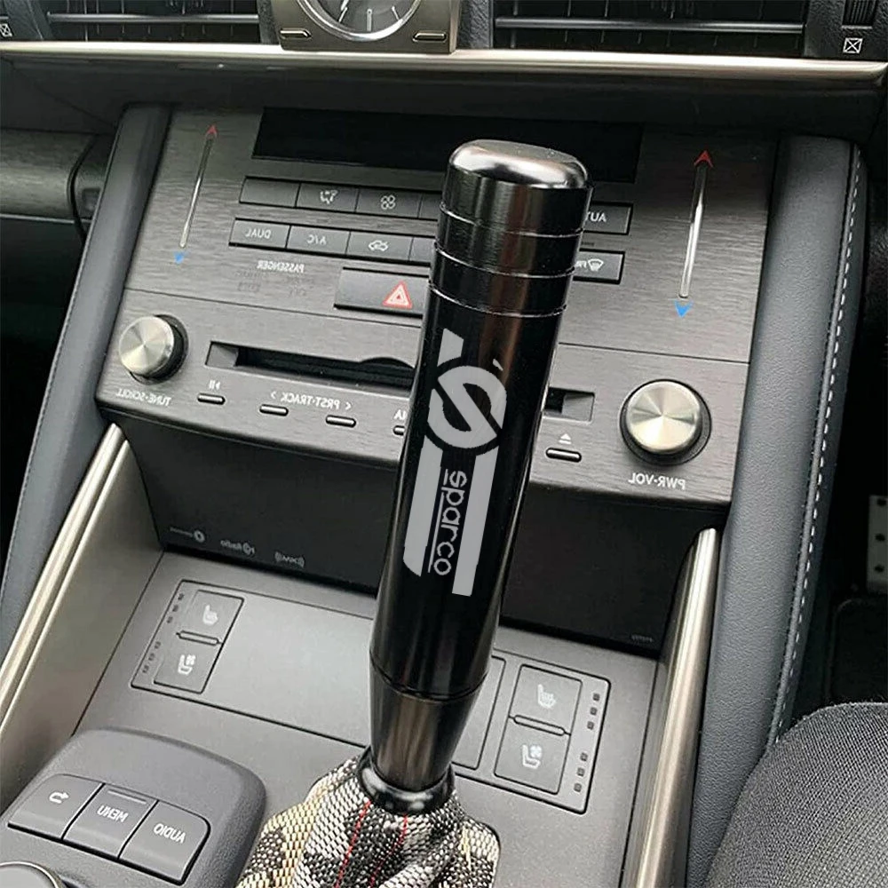 

Manual Aluminum Car Gear Knob Long Stick Shifter Shift Lever For Replace Universal 18CM