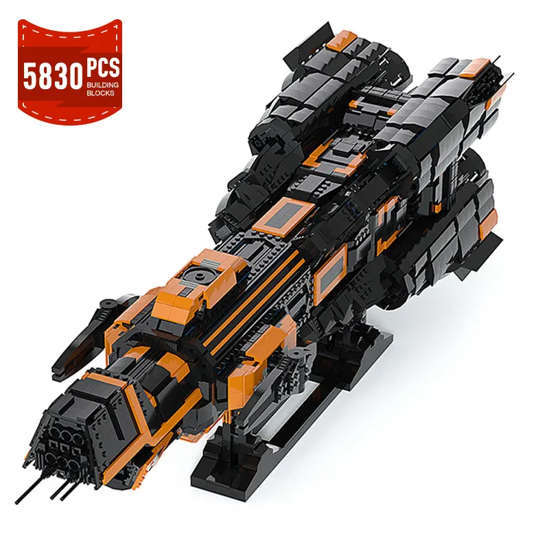

Moc Space Wars Spaceship The Expansed Donnager-class Battleship Building Blocks Set 5830PCS Model Bricks Toys for Children Gifts