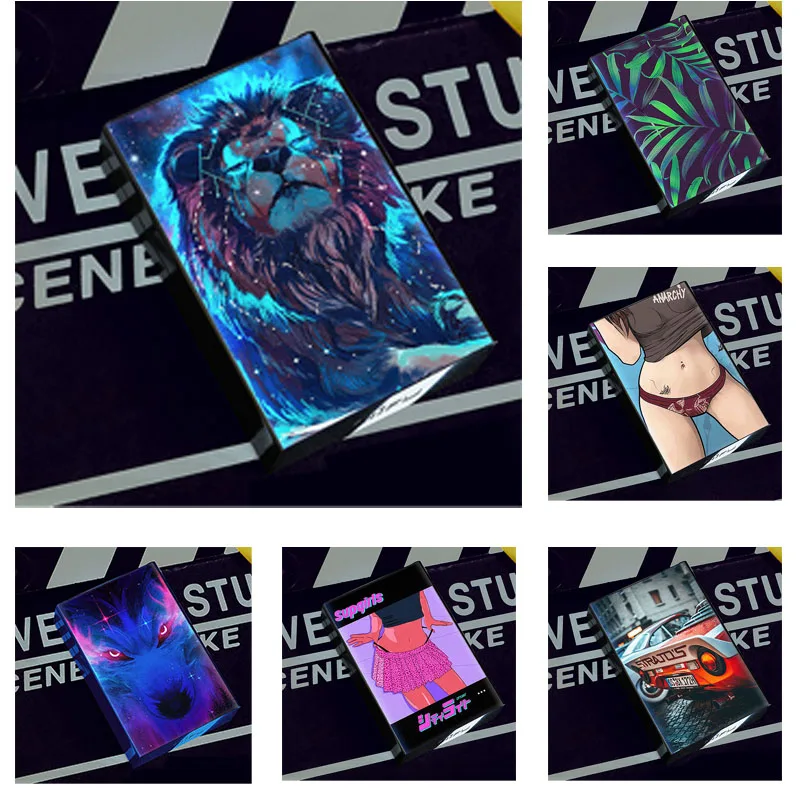 

Fashion Plastic Cigarette Case Cover For Regular Cigarettes Tobacco Case Cigarette Organizer Box For Man Woman