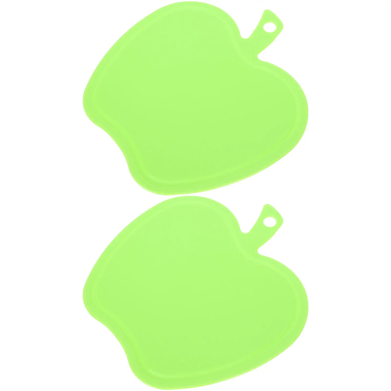 Фото Набор из 2 прочных пластиковых разделочных досок-ковриков для кухни, универсальный инструмент для нарезки мяса, фруктов, овощей, для легкой подготовки продуктов №5