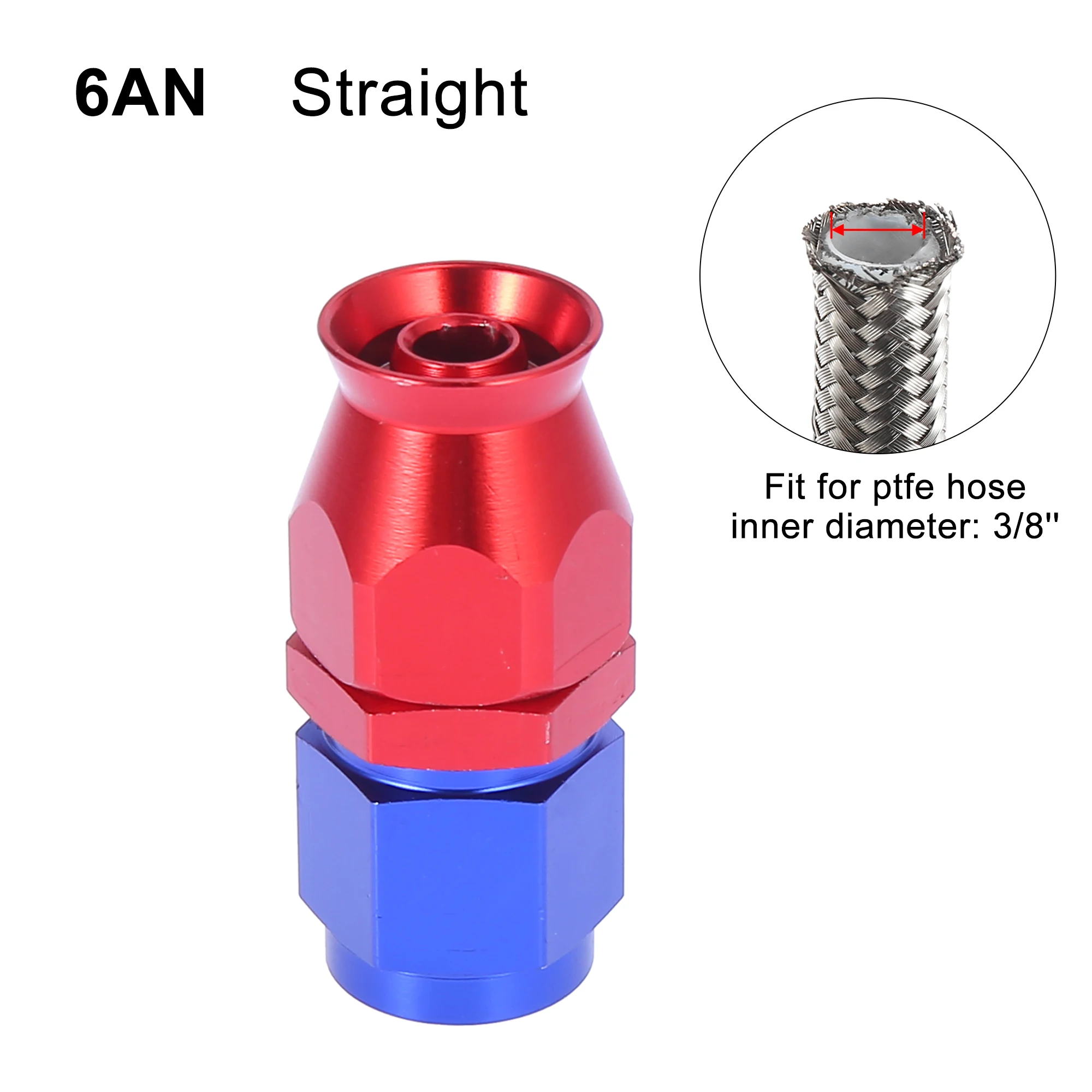 X Autohaux AN6 3/8 &quotAN10 5/8&quot 0 45 90 180 градусов поворотный концевой фитинг для