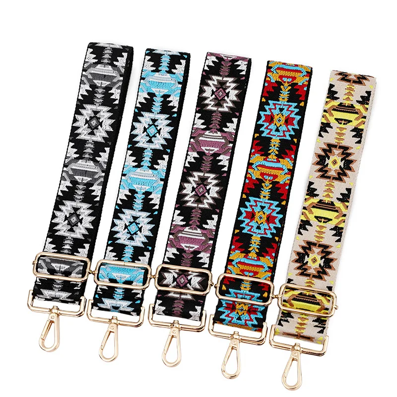 

5cm Wide Shoulder Strap Bag Part Accessories Wide Bag Belt Replacement Strap Crossbody Strap Colorful Adjustable Bag Belt