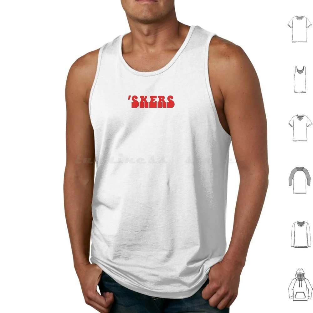 

Skers Tank Tops Print Cotton University Of Nebraska University Nebraska Huskers Cornhuskers Go Skers Football Frost Uno