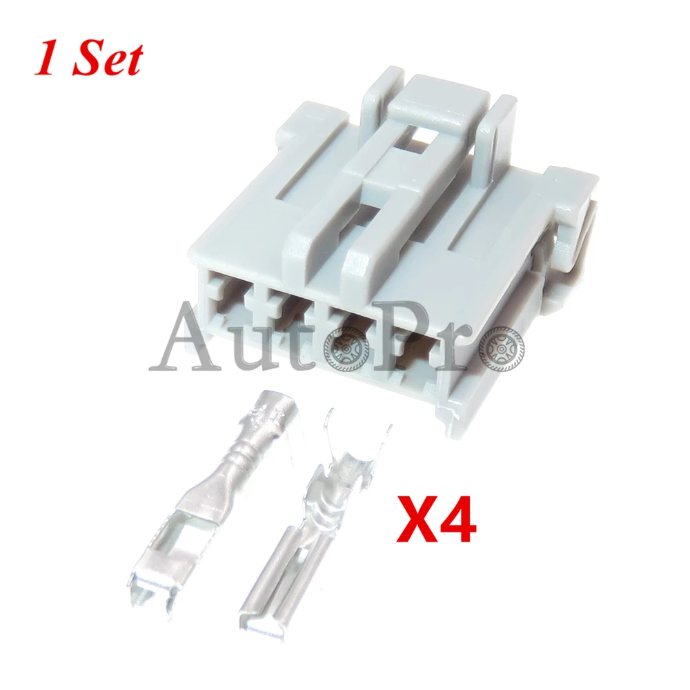 

1 комплект 4 отверстия 6098-0244 автомобильные запасные части разъема 6098-0243 автомобильный кабель гнездо Автомобильный кислородный датчик негерметичная вилка