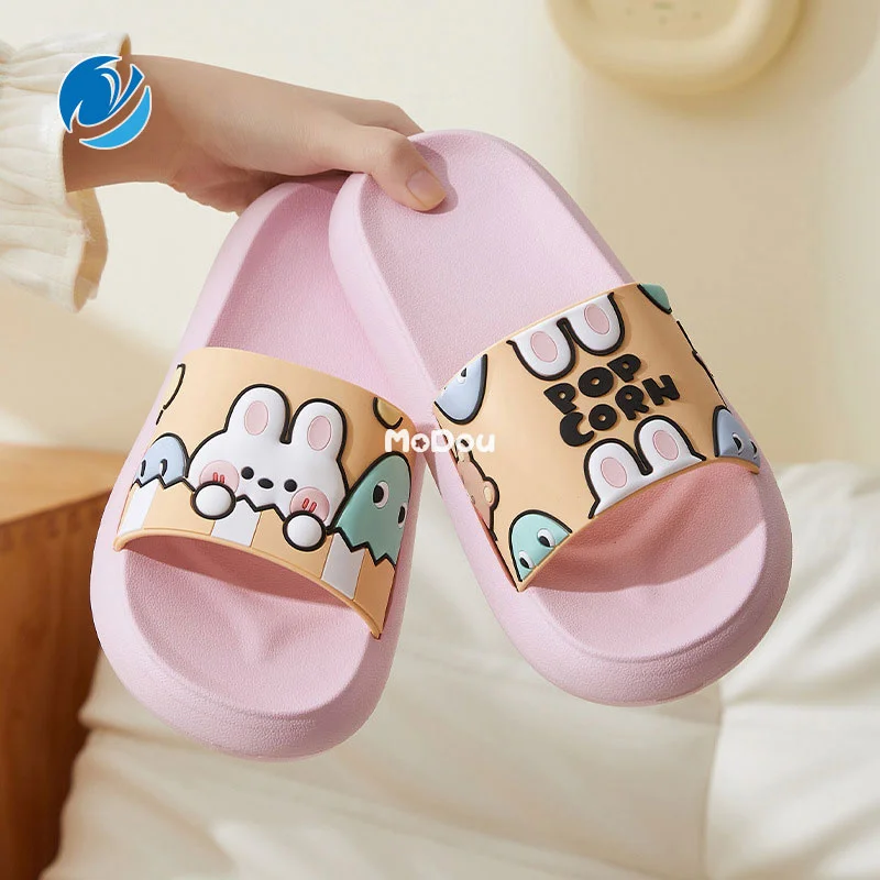 

Сандалии унисекс Нескользящие с мультяшным Кроликом, на нескользящей подошве, весна-лето 2023