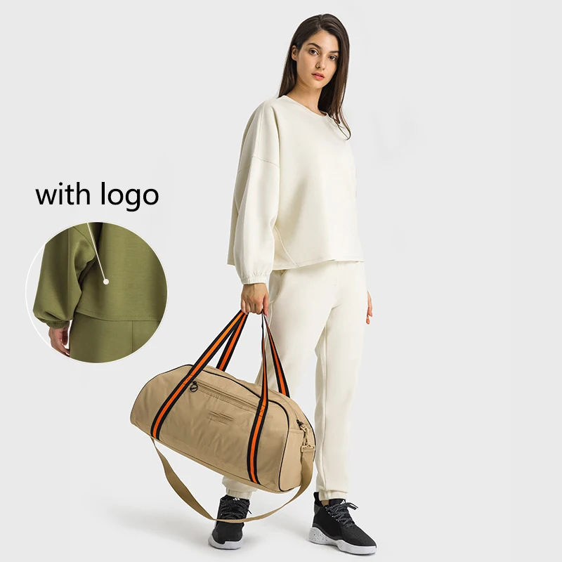 

With Logo Autumn And Winter New Yoga Clothes Loose Large Size Sports Top Training Fitness Long-Sleeved Casual Women's T-Shirt