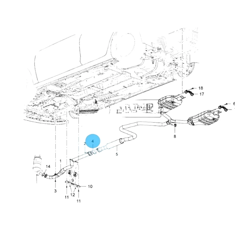 22816982 13229873 Подходит для GM New Junyue XTS Generation Junwei Прокладка выхлопной трубы Merrybao XL Explorer