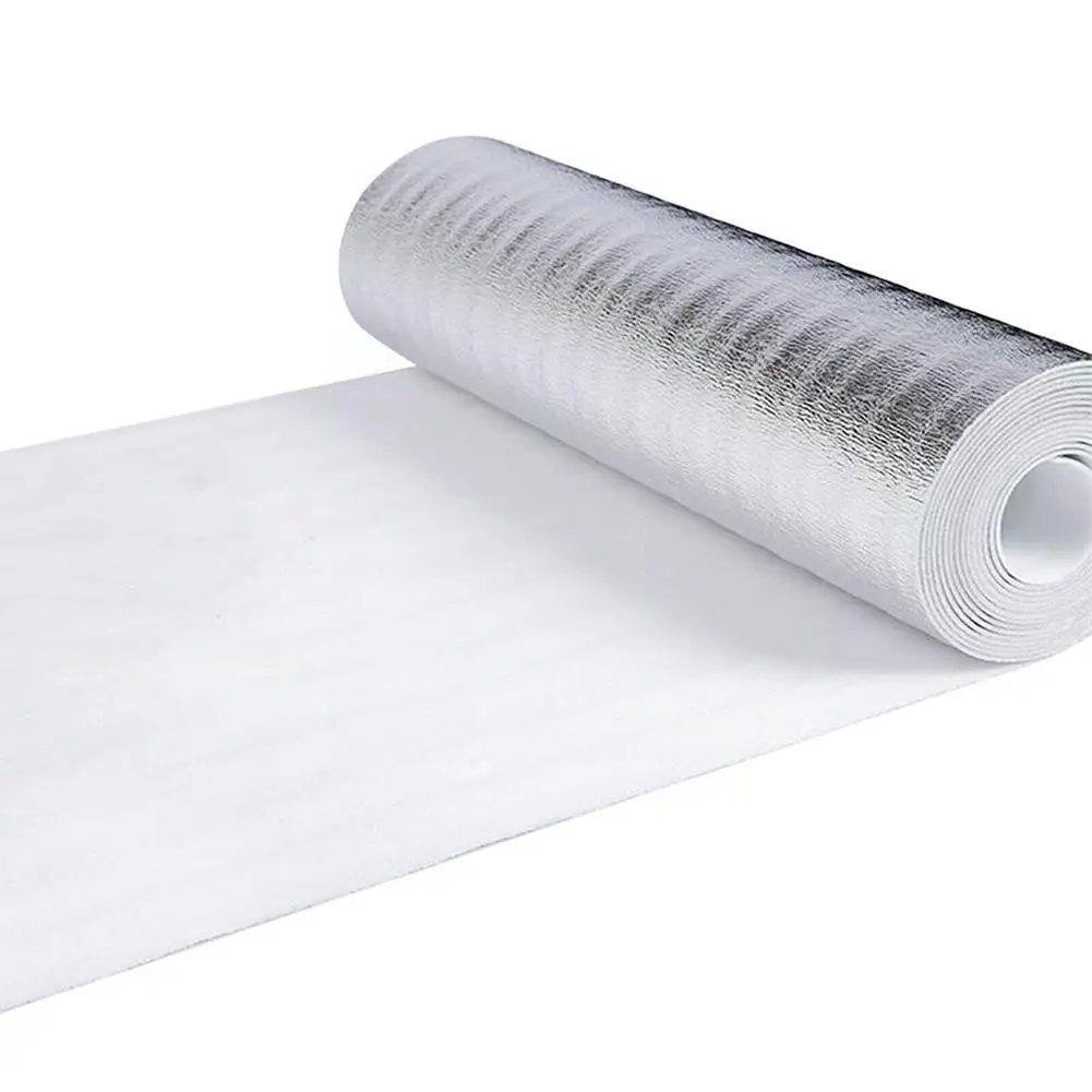 

10m*0.5m Radiator Reflective Film Aluminium Foil Heating Reflection Film Insulation Film Insulation Roof Home Decoration Q2S2