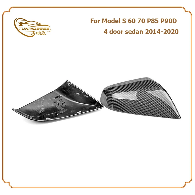 Стайлинг углеродное волокно задний вид для Tesla Model S 60 70 P85 P90D 4-дверный седан 14 15 16 17