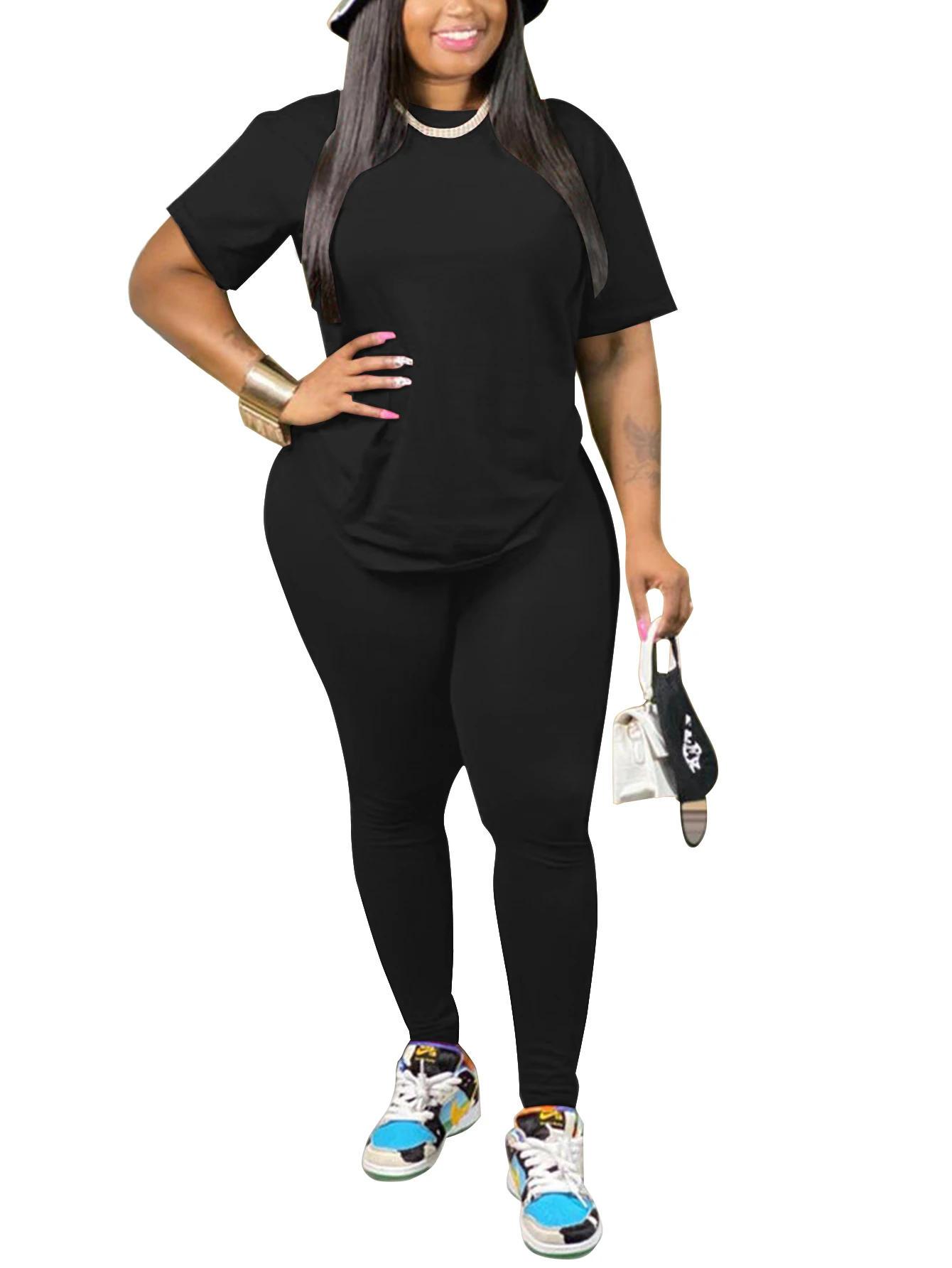 Женский комплект из двух предметов повседневный стиль летние шорты эластичная