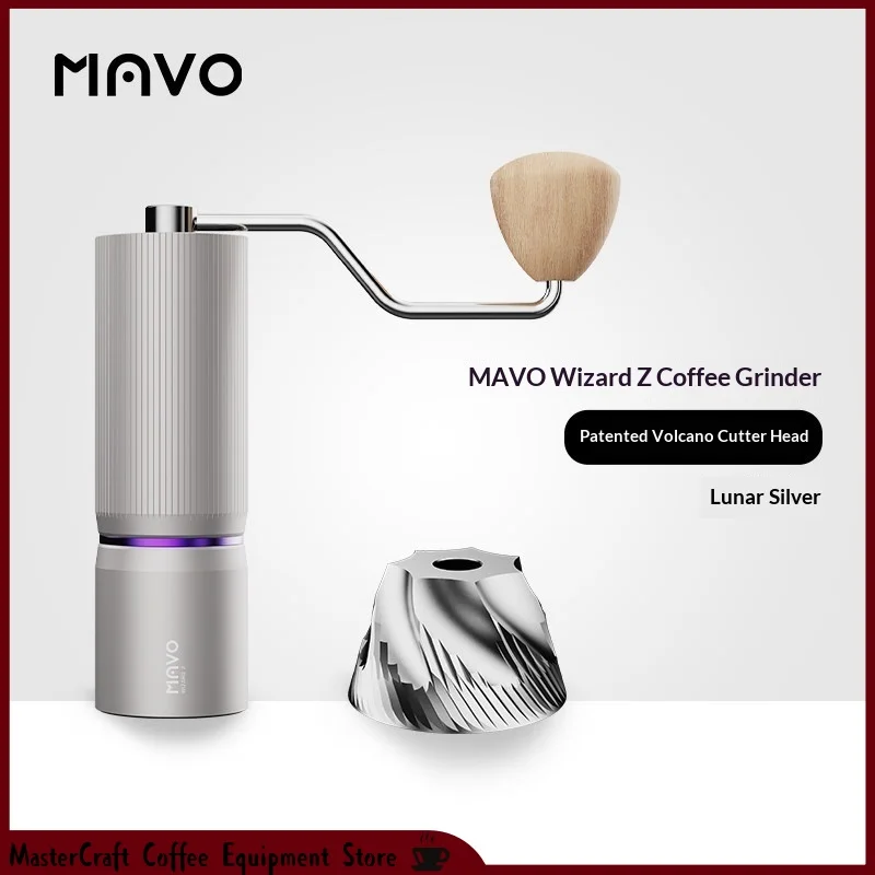 Фото Ручная кофемолка MAVO Wizard Z, кофемолка для кофейных зерен Wizard 2.0, ручная кофемолка с ЧПУ, кофейное оборудование №1