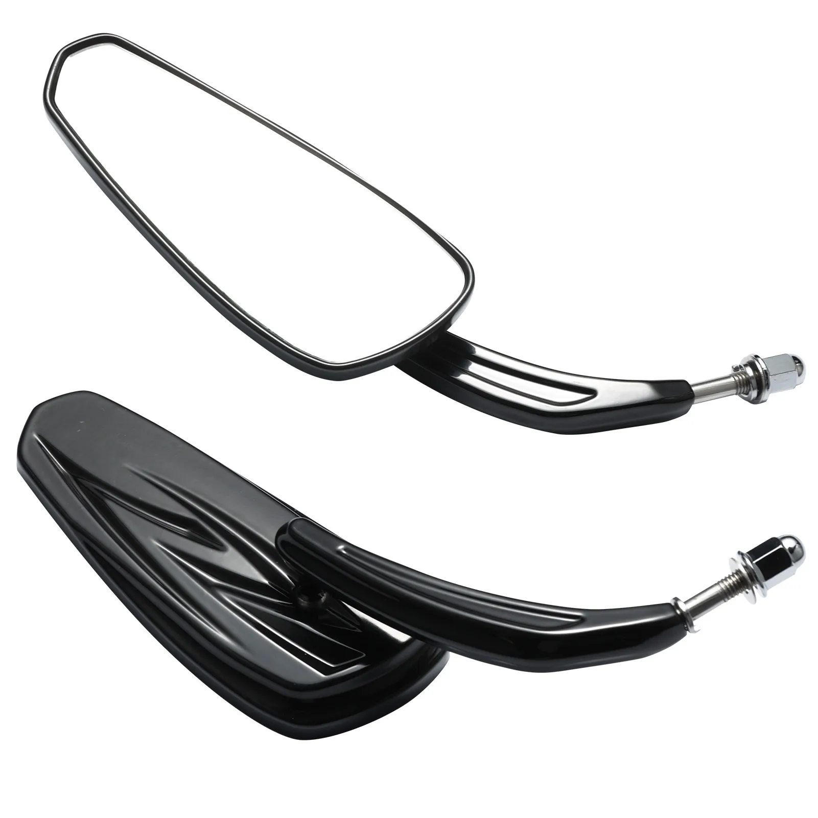 

Motorcycle Rear View Mirror Modified Motorcycle End Mirrors Motorcycle Wide Angle Handlebar Rearview Side Mirrors For