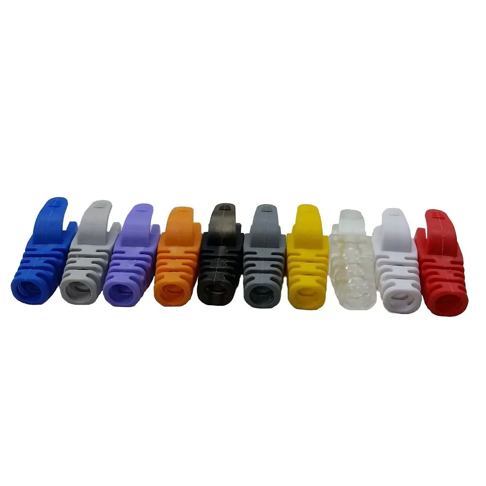 

RJ45 boots for Connector grasp CAT5E CAT6 RJ45 Plug Ethernet Network Cable Strain Relief Boot RJ45 Plugs Protect Boot