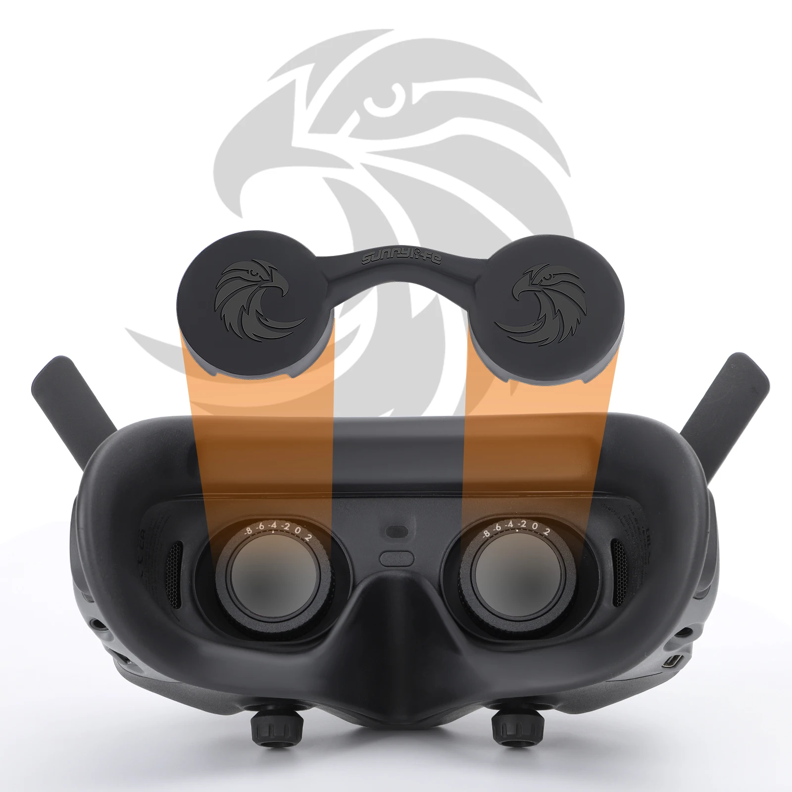 

Sunnylife for DJI Avata Lens Protective Cover Goggles2 Dust and scratch resistant VR Glasses Silicone Cover Protective Cover-G