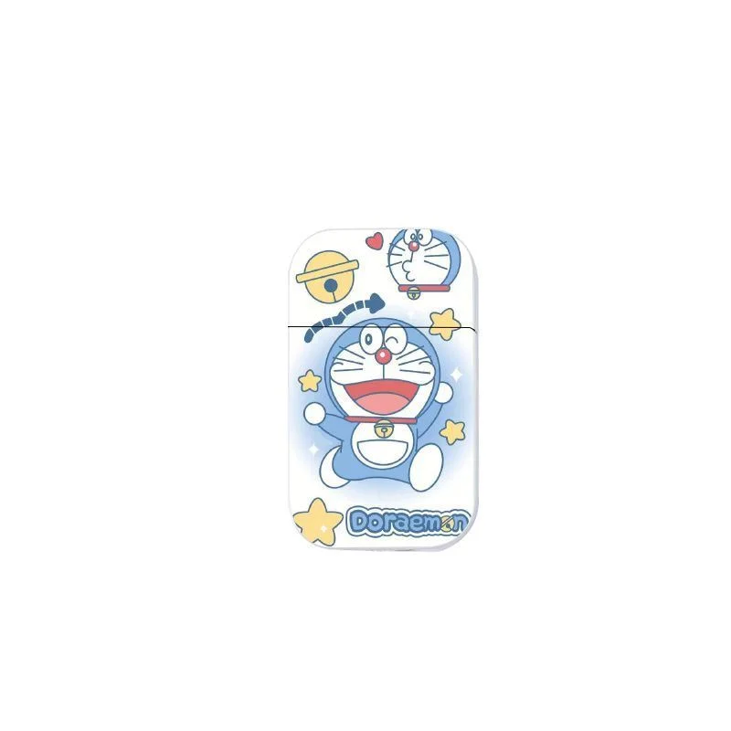 

Anime Periphery Doraemon Cute Lighter Pink Flame Ins Wind Creative Windproof Cartoon High-value Gift for Boyfriend