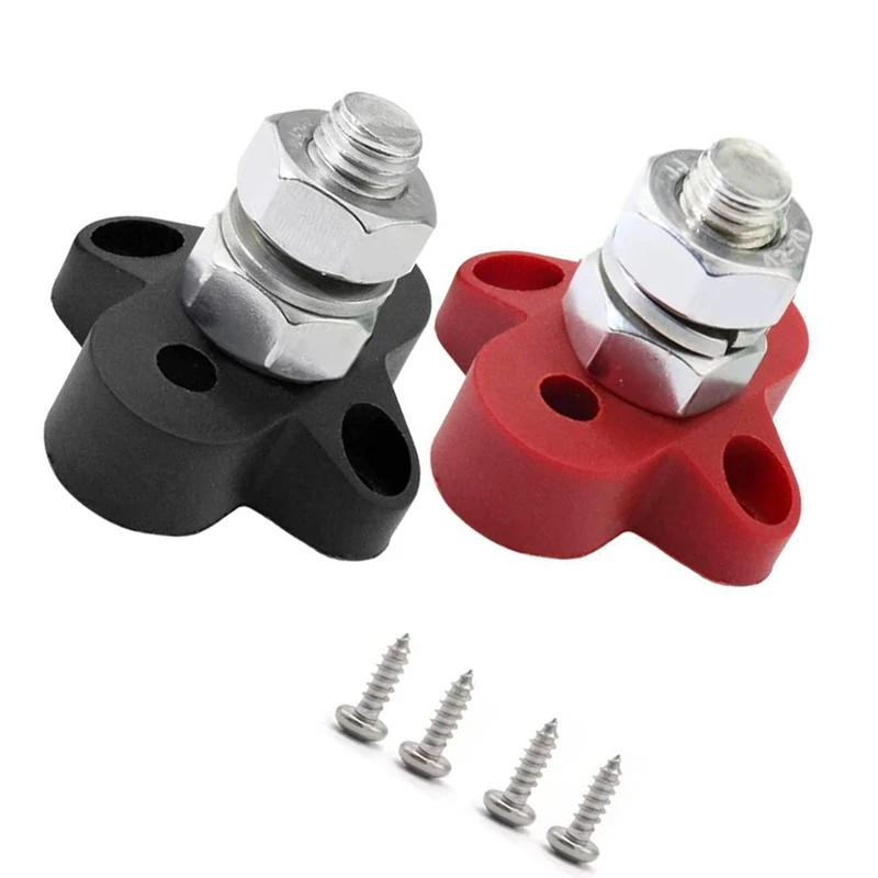 2 шт. шина постоянного тока 48 в 150 А M10 Клеммная колодка шпильки распределения