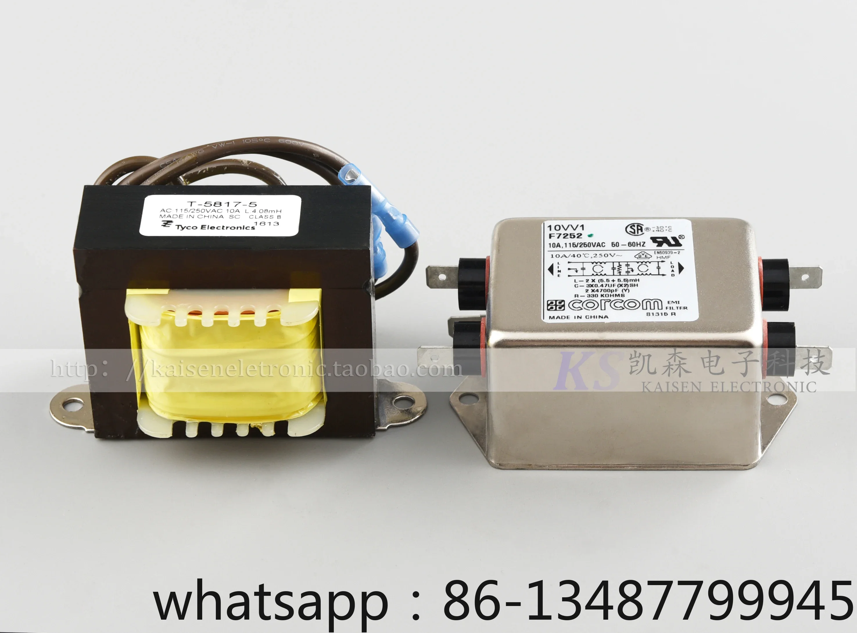 Фото 10VV1 10A F7252 6609043-3 Фильтр Corcom VDE для беговых дорожек, защита от электромагнитных помех №4