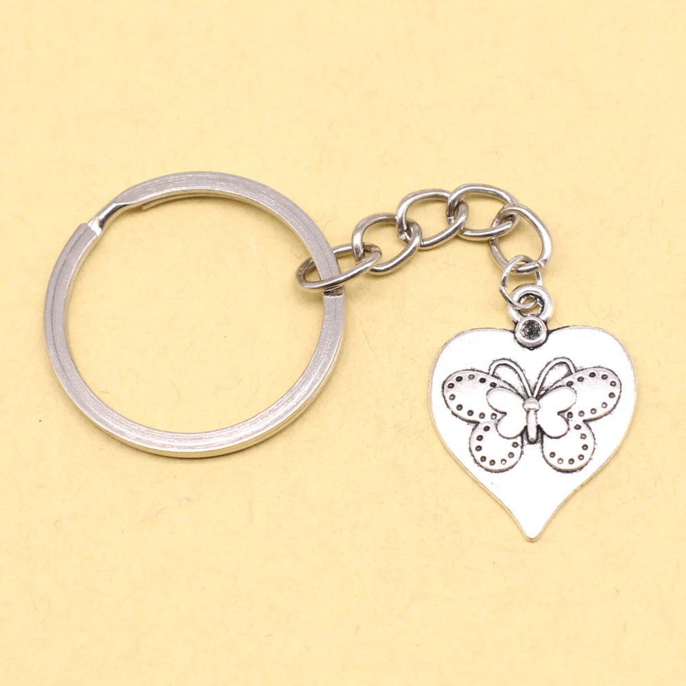 1 шт. женский брелок в виде бабочки 20 х26 мм