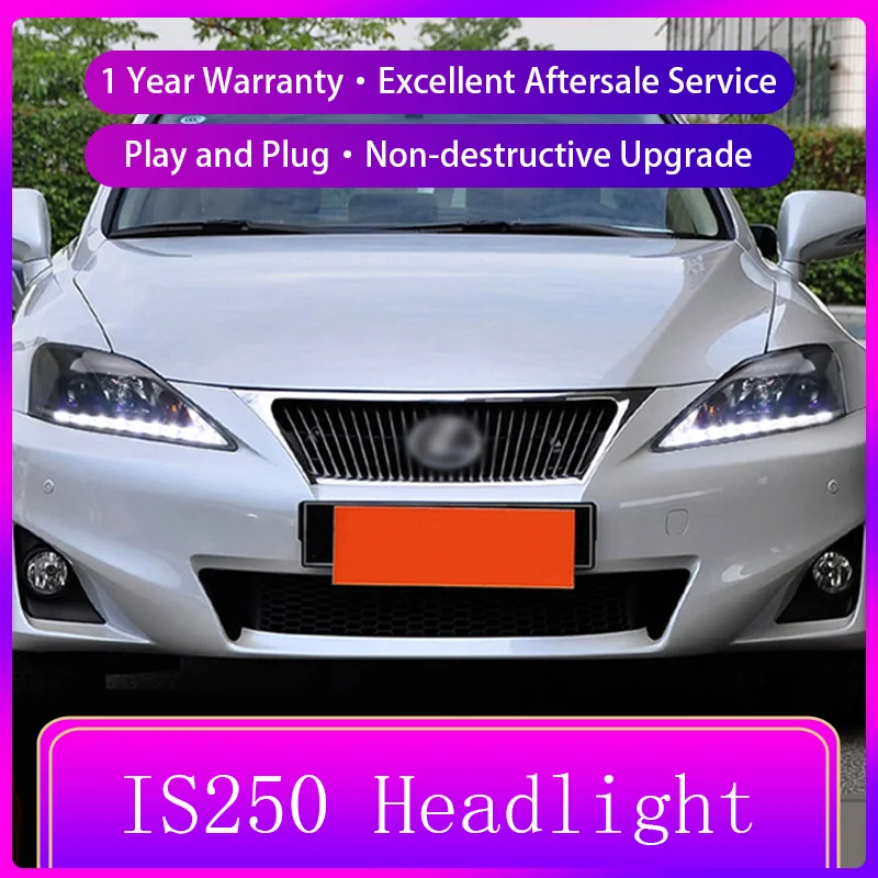 Автомобильные фары для Lexus IS200 IS250 IS300 IS350 2006-2012 ксеноновая передняя лампа лампы