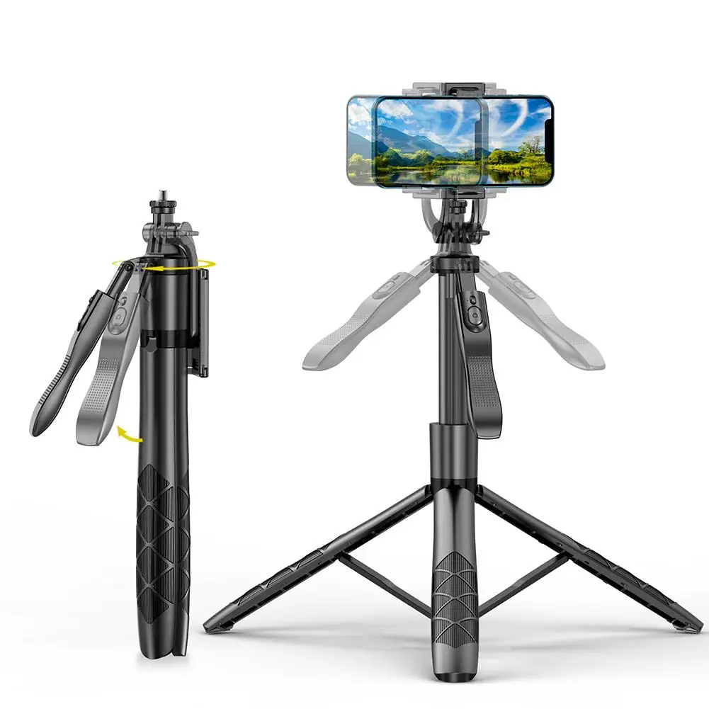 

L16 1530mm Wireless Selfie Stick Tripod Foldable Monopod Compatible For Gopro Action Camera Smartphone Balance