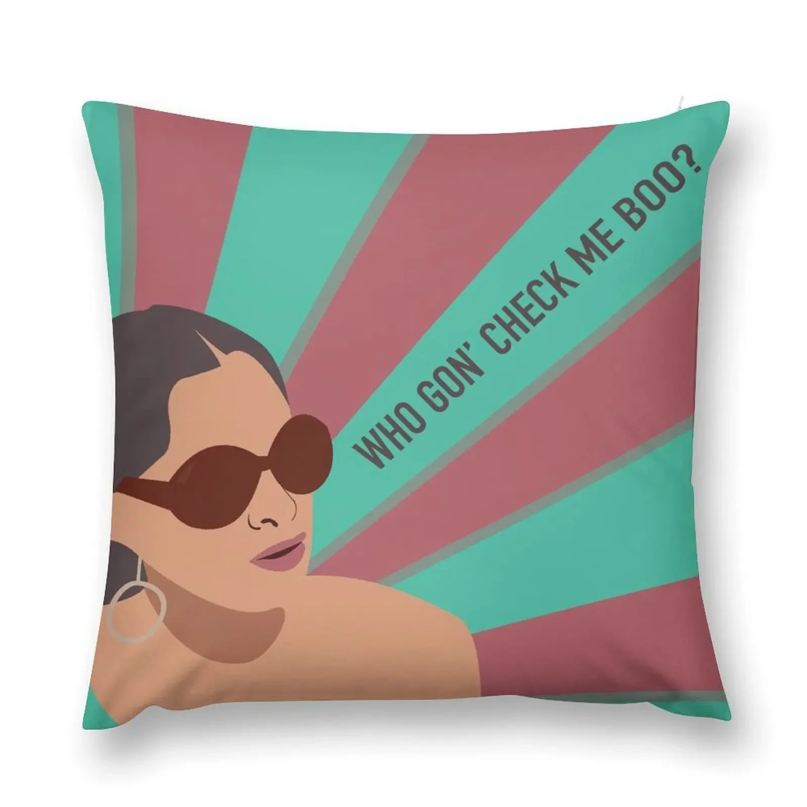 Sheree Whitfield - Who Gon' Check Me Boo? Декоративная подушка Мраморный чехол для подушки сна