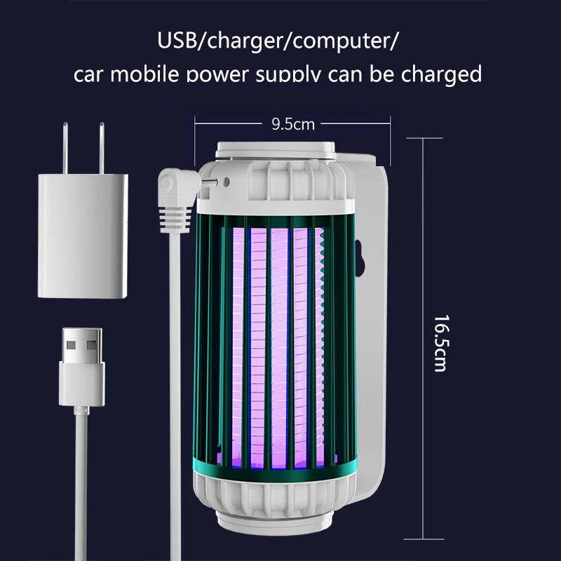Новинка 2022 ловушка для комаров с электрошоком USB мух Женская спальни улицы |