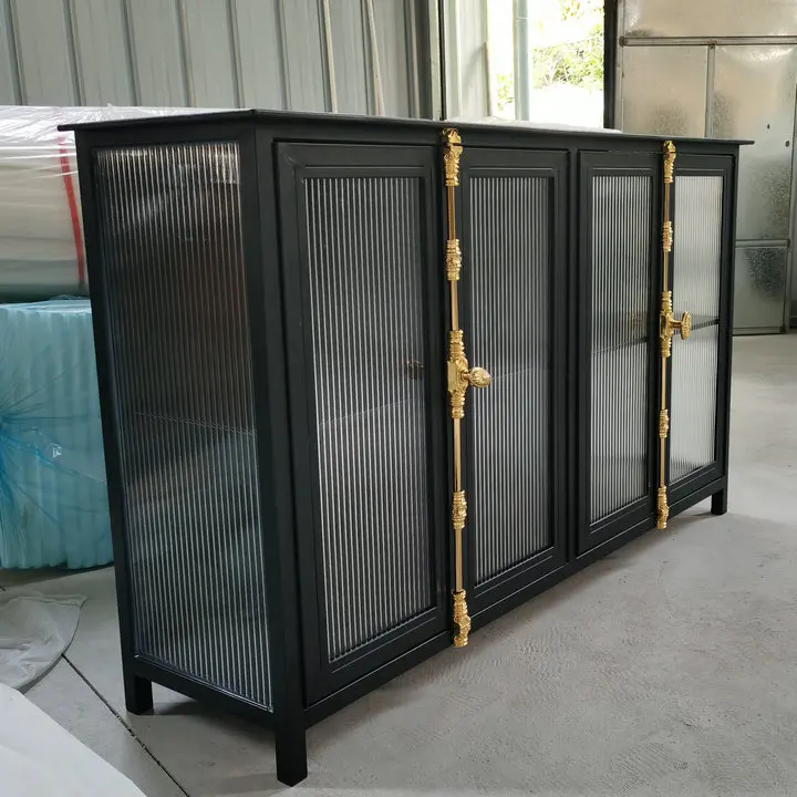 Скандинавский кованый железный бокал чанхун домашний винный шкаф витрина для