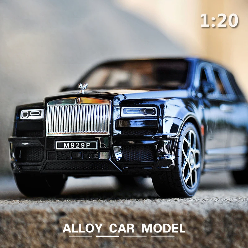 

Литая 1:20 модель автомобилей из сплава, детские игрушки для мальчиков, миниатюрный роскошный автомобиль, металлический автомобиль Cullinan, рождественский подарок для детей, Hottoy