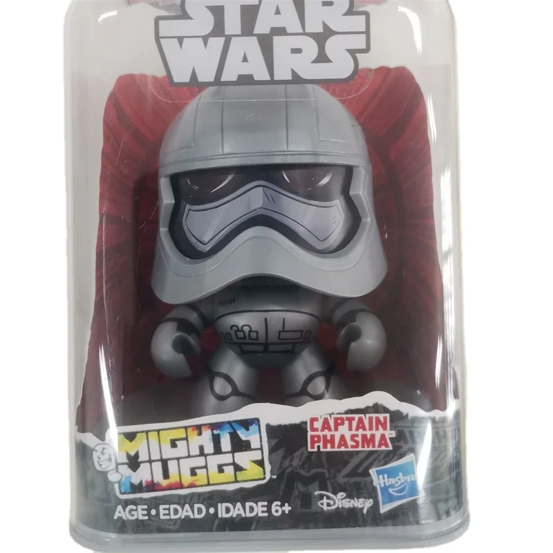 

Original Hasbro Star Wars Figurine Mighty Muggs Captain Phasma Face Change Dolls Action Figure Toys Gift Ornaments 11cm Model