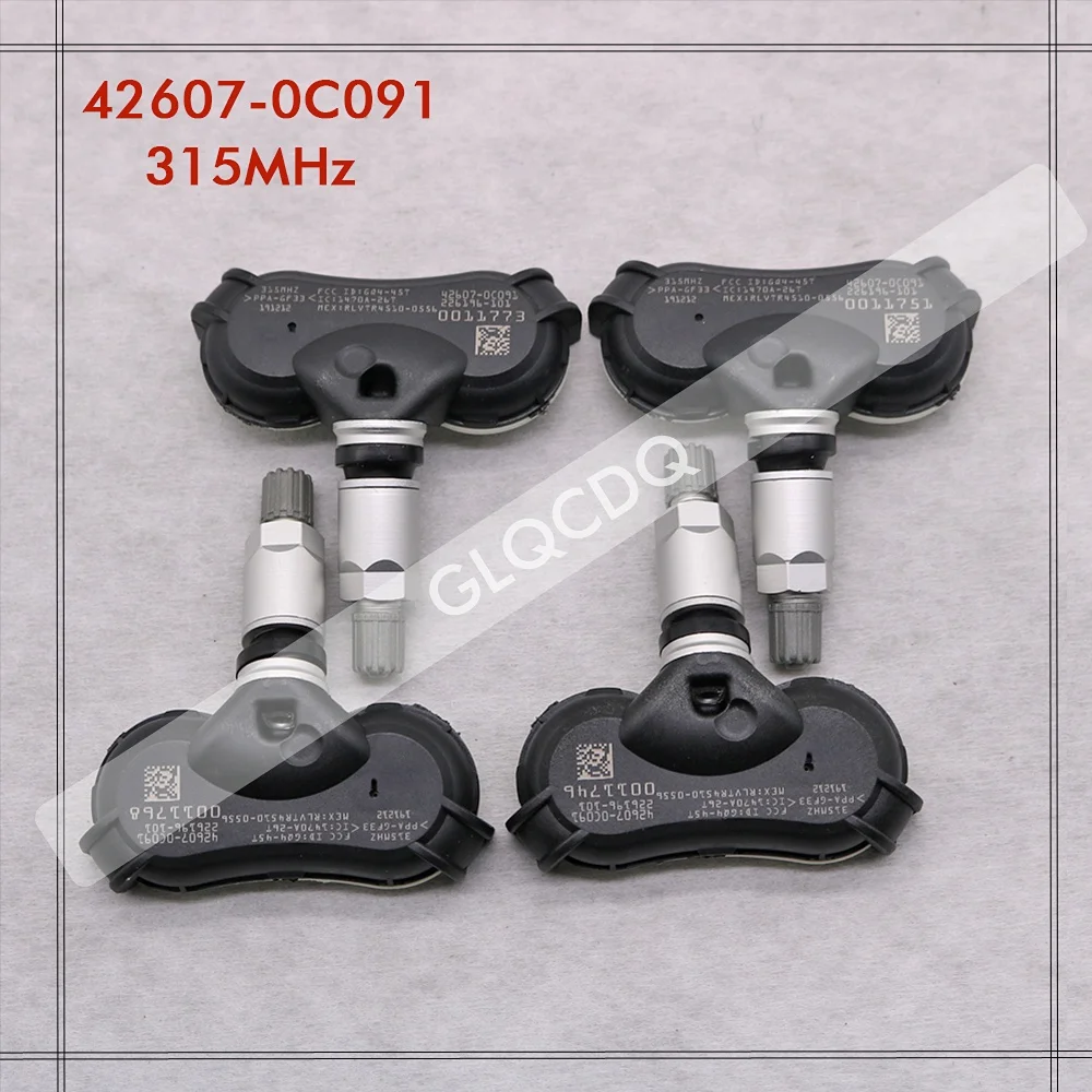 Для 2018 2019 2020 2021 2022 TOYOTA TUNDRA 315MHz датчик давления в шинах TOYOTA TPMS сенсор 42607-0C091 426070C091