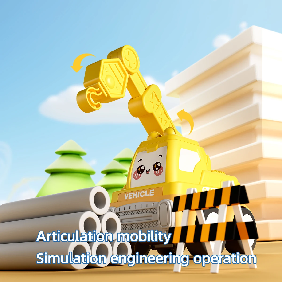 Детский Милый Мультяшный Автомобиль С Откатом Инерционное Снижение