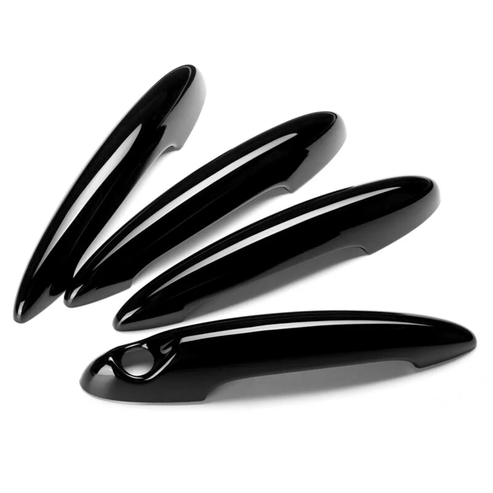 

Set Door Handle Covers Exterior PC plastic Trim 4Pcs Replacement Portable
