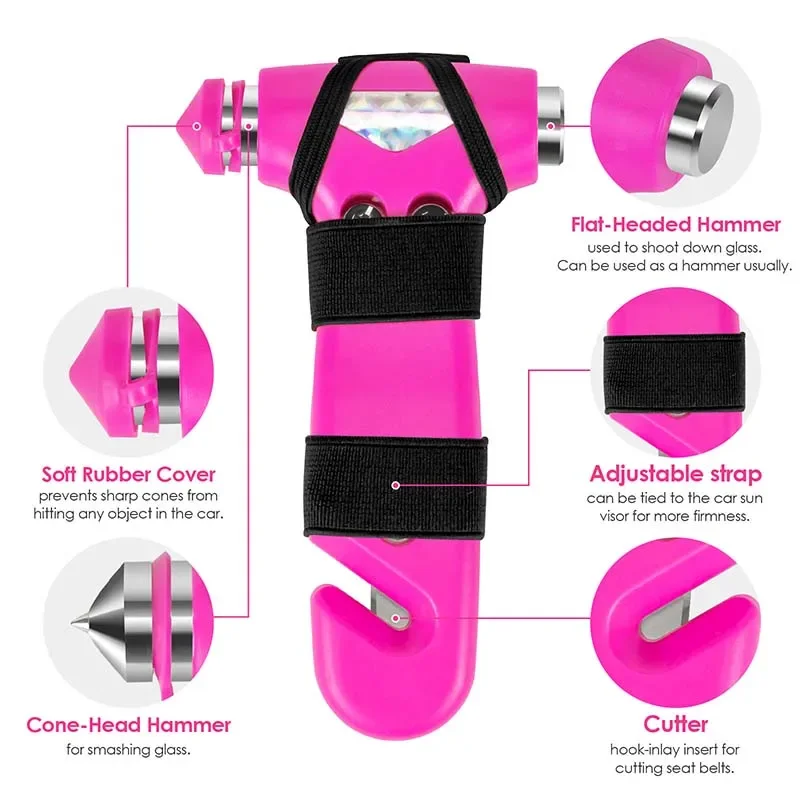 Универсальный автомобильный молоток безопасности практичный спасательный